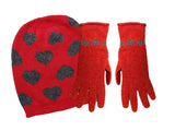 Heart Knit Gloves