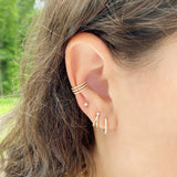 Micro Diamond Star Stud Earring