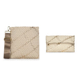 Val Convertible Woven Crossbody