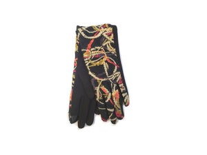 Embroidery Abstract Gloves