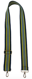 3-Stripe Cotton 2" Adjustable Bag Strap- ASSORTED COLORS