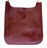 Soft Faux Leather Classic Size Messenger- NO STRAP ATTACHED